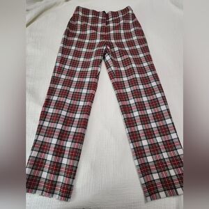 J Crew tartan plaid womens pants size 4